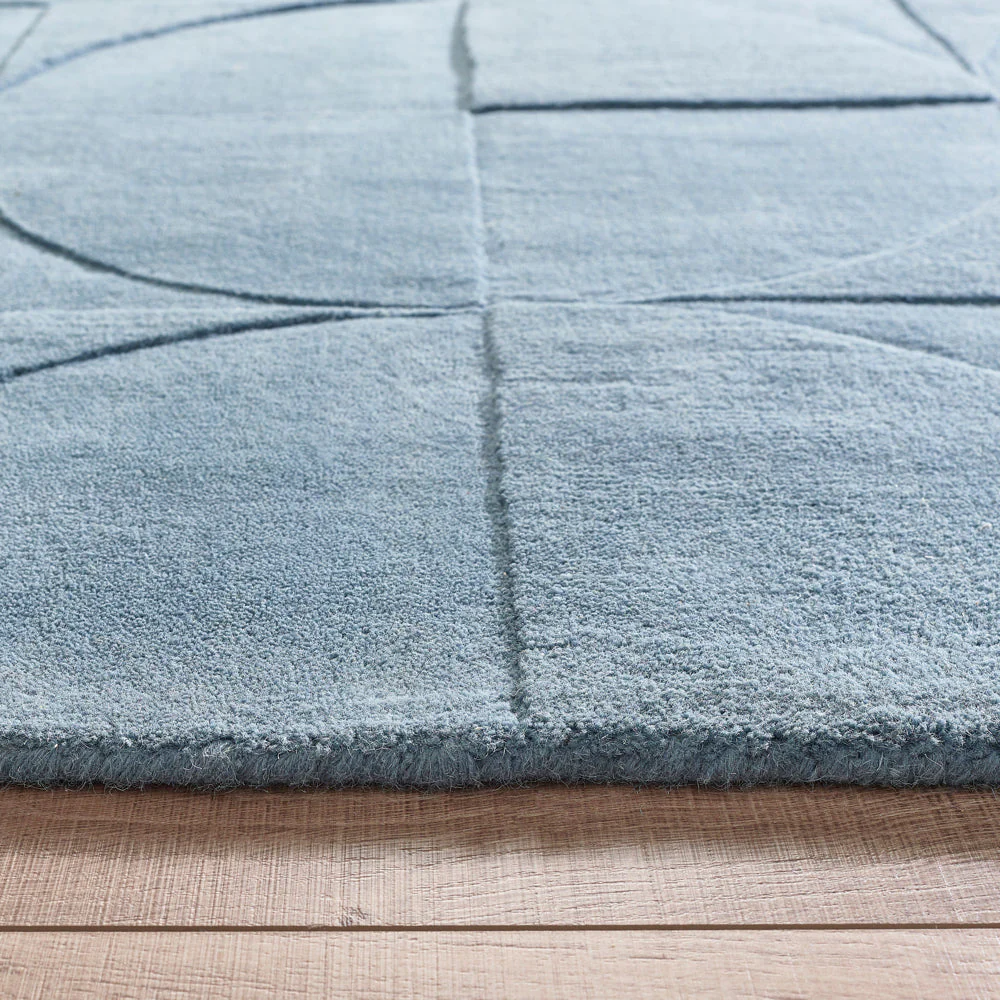 Penny Rug Steel Blue - Image 4