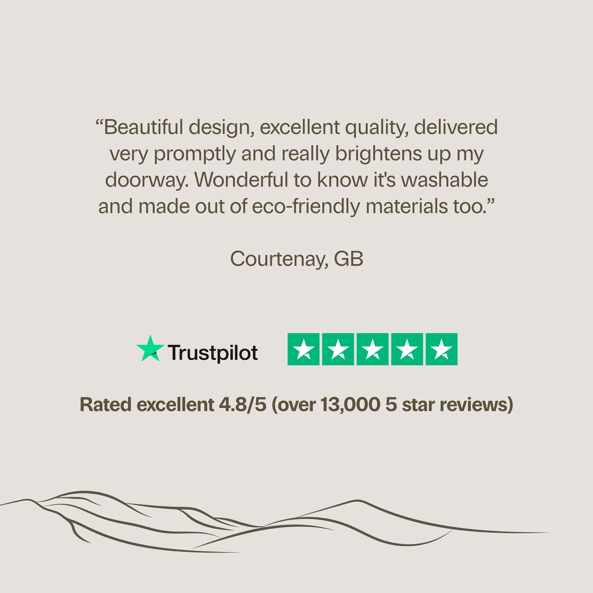 Tartan Pink/Green Charity Doormat - Image 7