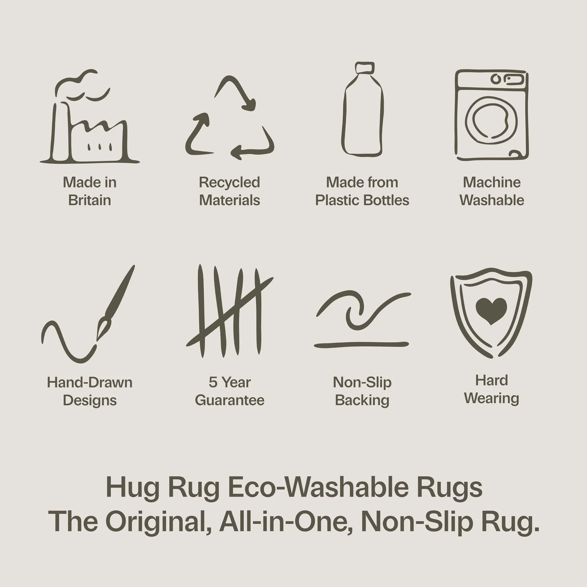 Botanical Border Eco-Washable Rug - Image 5